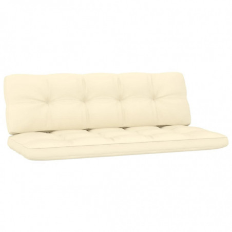 Palettensofa-Kissen 2 Stk. Creme