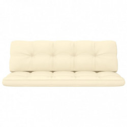 Palettensofa-Kissen 2 Stk. Creme