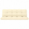 Palettensofa-Kissen 2 Stk. Creme