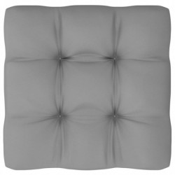 Palettensofa-Kissen Grau 58x58x10 cm