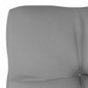 Palettensofa-Kissen Grau 58x58x10 cm