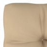 Palettensofa-Kissen Beige 58x58x10 cm