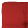 Palettensofa-Kissen Rot 58x58x10 cm