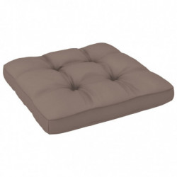 Palettensofa-Kissen Taupe 58x58x10 cm