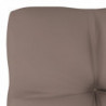 Palettensofa-Kissen Taupe 58x58x10 cm