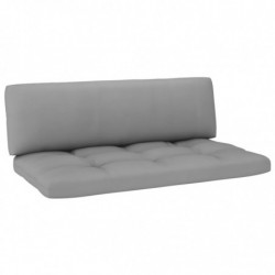 Palettensofa-Auflagen 2 Stk. Grau