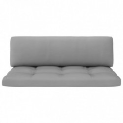 Palettensofa-Auflagen 2 Stk. Grau