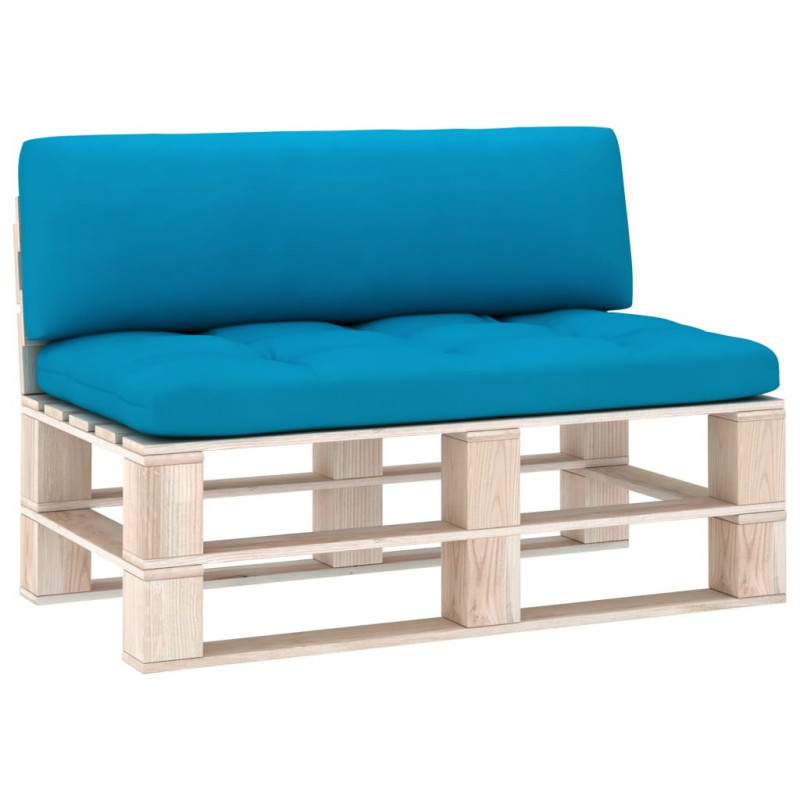 Palettensofa-Auflagen 2 Stk. Blau