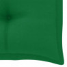 Gartenbank-Auflage Grün 100x50x7 cm Stoff