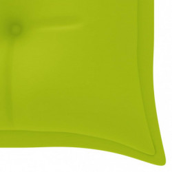 Gartenbank-Auflage Hellgrün 150x50x7 cm Stoff