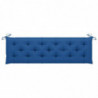 Gartenbank-Auflage Blau 180x50x7 cm Stoff