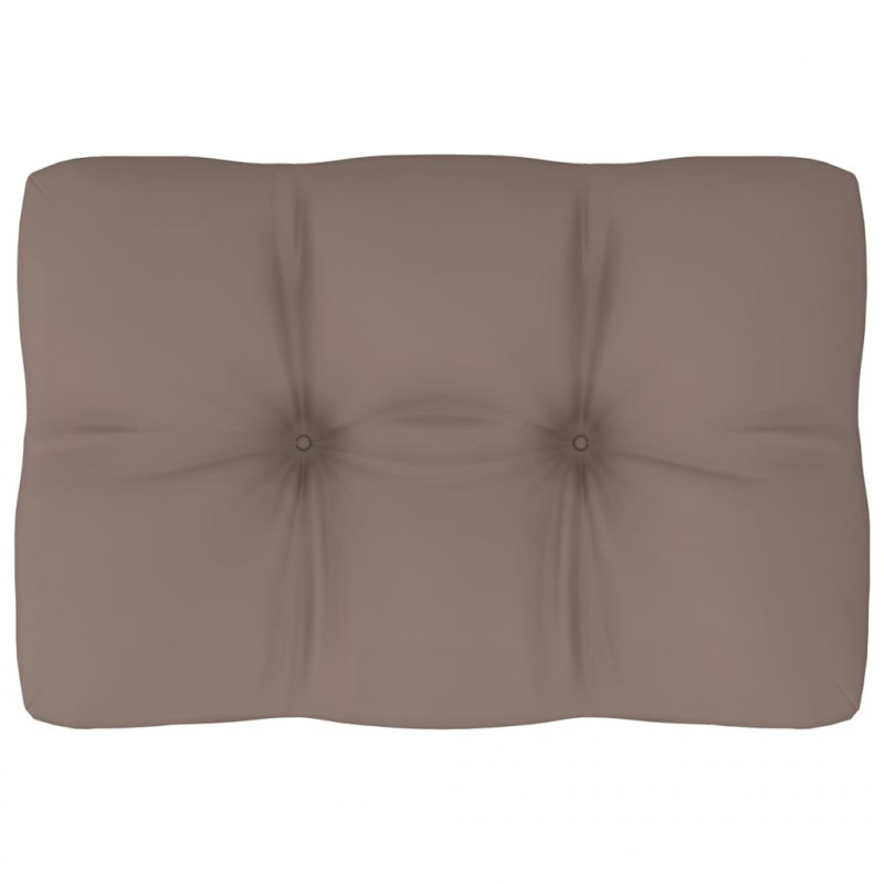 Palettensofa-Kissen Taupe 60x40x10 cm