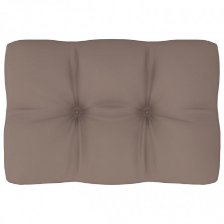 Palettensofa-Kissen Taupe 60x40x10 cm