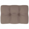 Palettensofa-Kissen Taupe 60x40x10 cm