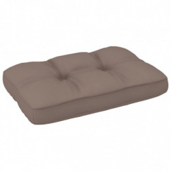 Palettensofa-Kissen Taupe 60x40x10 cm