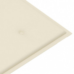 Gartenbank-Auflage Creme 100x50x3 cm