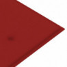 Gartenbank-Auflage Rot 150x50x3 cm