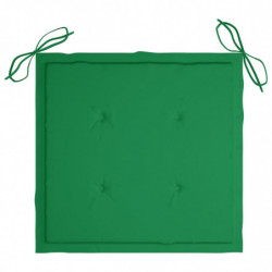 Gartenstuhl-Kissen 2 Stk. Grün 50×50×3 cm