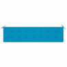 Gartenbank-Auflage Blau 200x50x3 cm