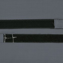 Kopfstütze für Liegestuhl Grau 40 x 7,5 x 15 cm Textilene