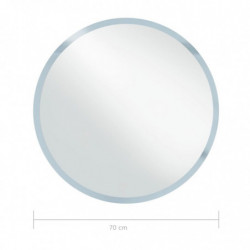 Badezimmerspiegel mit LED 70 cm