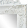 Standspiegel im Barock-Stil 160x40 cm Weiß