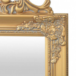 Standspiegel im Barock-Stil 160x40 cm Gold