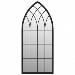 Spiegel Schwarz 100x45 cm Eisen für den Innenbereich