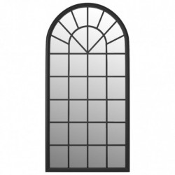 Spiegel Schwarz 90x45 cm Eisen für den Innenbereich