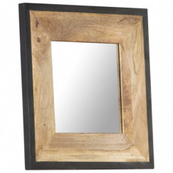 Spiegel 50x50 cm Mango Massivholz