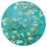 WallArt Fototapete Almond Blossom Rund 190 cm