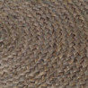 Teppich Handgefertigt Jute Rund 150 cm Grau
