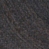 Teppich Handgefertigt Jute Rund 120 cm Dunkelgrau