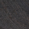 Teppich Handgefertigt Jute Rund 150 cm Dunkelgrau