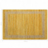 Teppich Handgefertigt Jute Gelb 160x230 cm