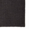 Teppich Natur Sisal 66x300 cm Schwarz