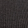 Teppich Natur Sisal 66x300 cm Schwarz