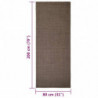 Teppich Natur Sisal 80x200 cm Braun