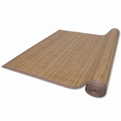 Teppich Bambus 100 x 160 cm Braun
