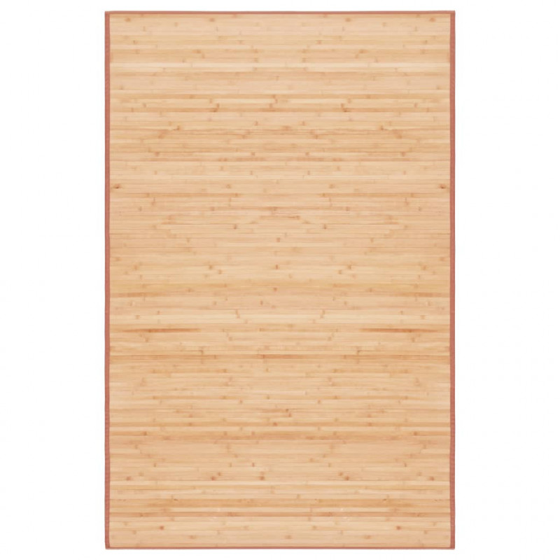 Teppich Bambus 100×160 cm Braun