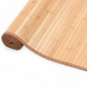 Teppich Bambus 160×230 cm Braun