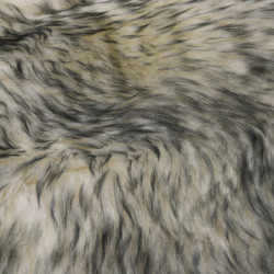 Schaffell-Teppich 60×180 cm Dunkelgrau Mélange