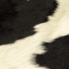 Teppich Echtes Kuhfell Schwarz und Weiß 150×170 cm
