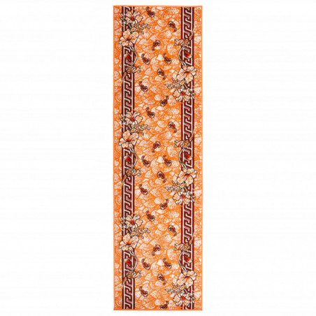 Teppichläufer BCF Terrakottarot 100x450 cm
