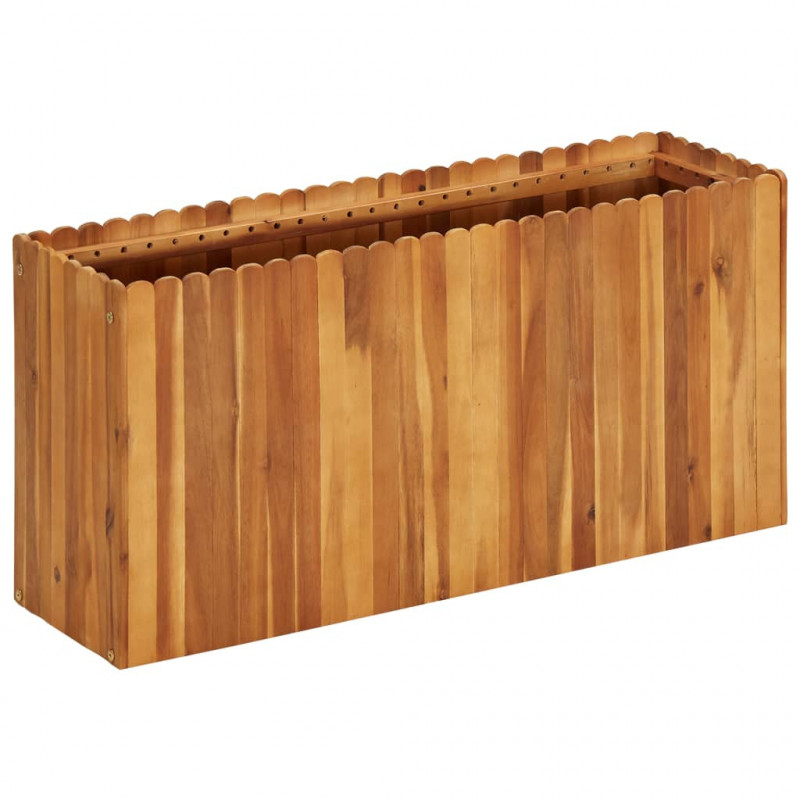 Garten-Hochbeet Sven 100 x 30 x 50 cm Massivholz