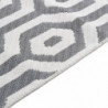 Teppich Grau 160x230 cm Baumwolle