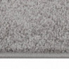 Teppich Kurzflor 80x150 cm Grau