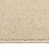 Teppich Kurzflor 80x150 cm Beige