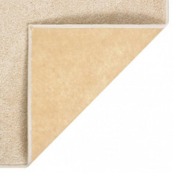 Teppich Kurzflor 240x340 cm Beige