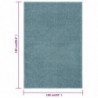 Teppich Kurzflor 160x230 cm Blau